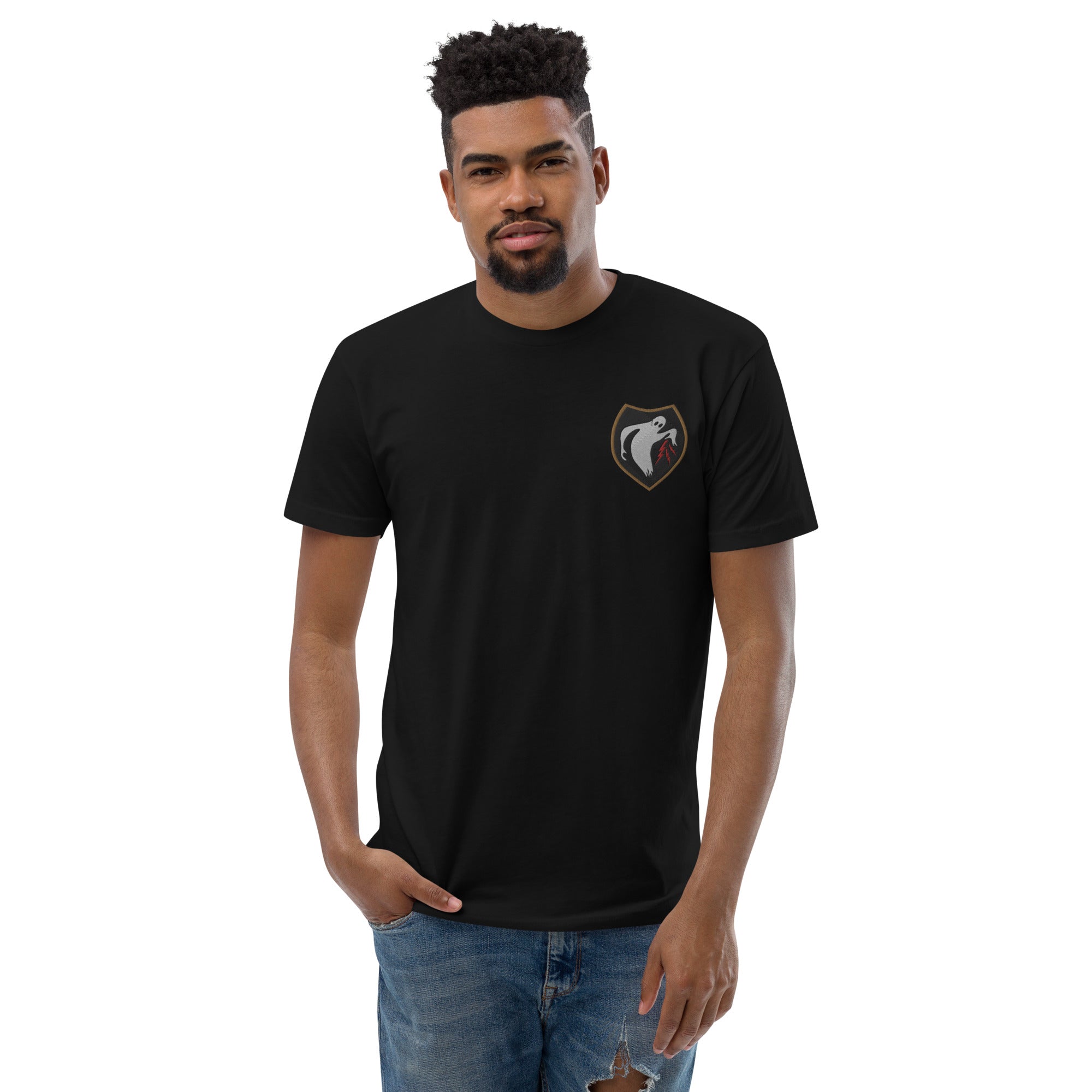 Ghost Army Embroidered Short Sleeve T-shirt