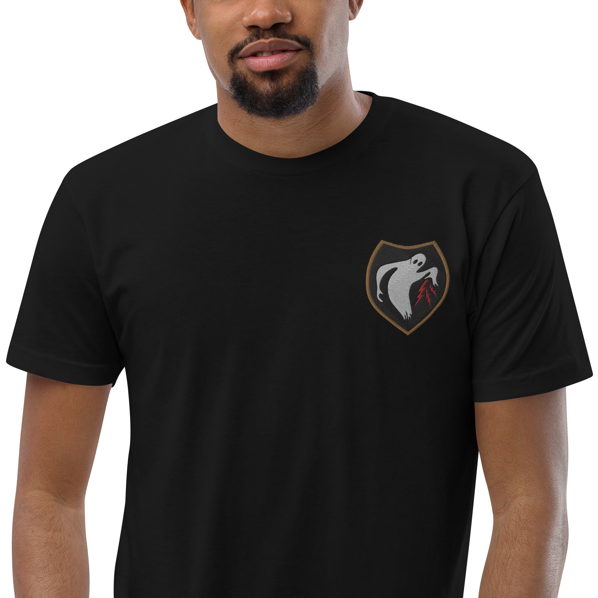 Ghost Army Embroidered Short Sleeve T-shirt